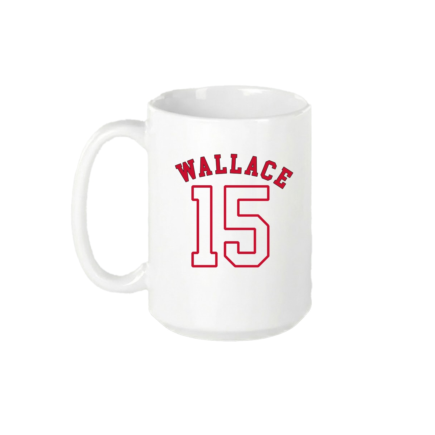 15oz Coffee Mug — Shirsey Arch in White