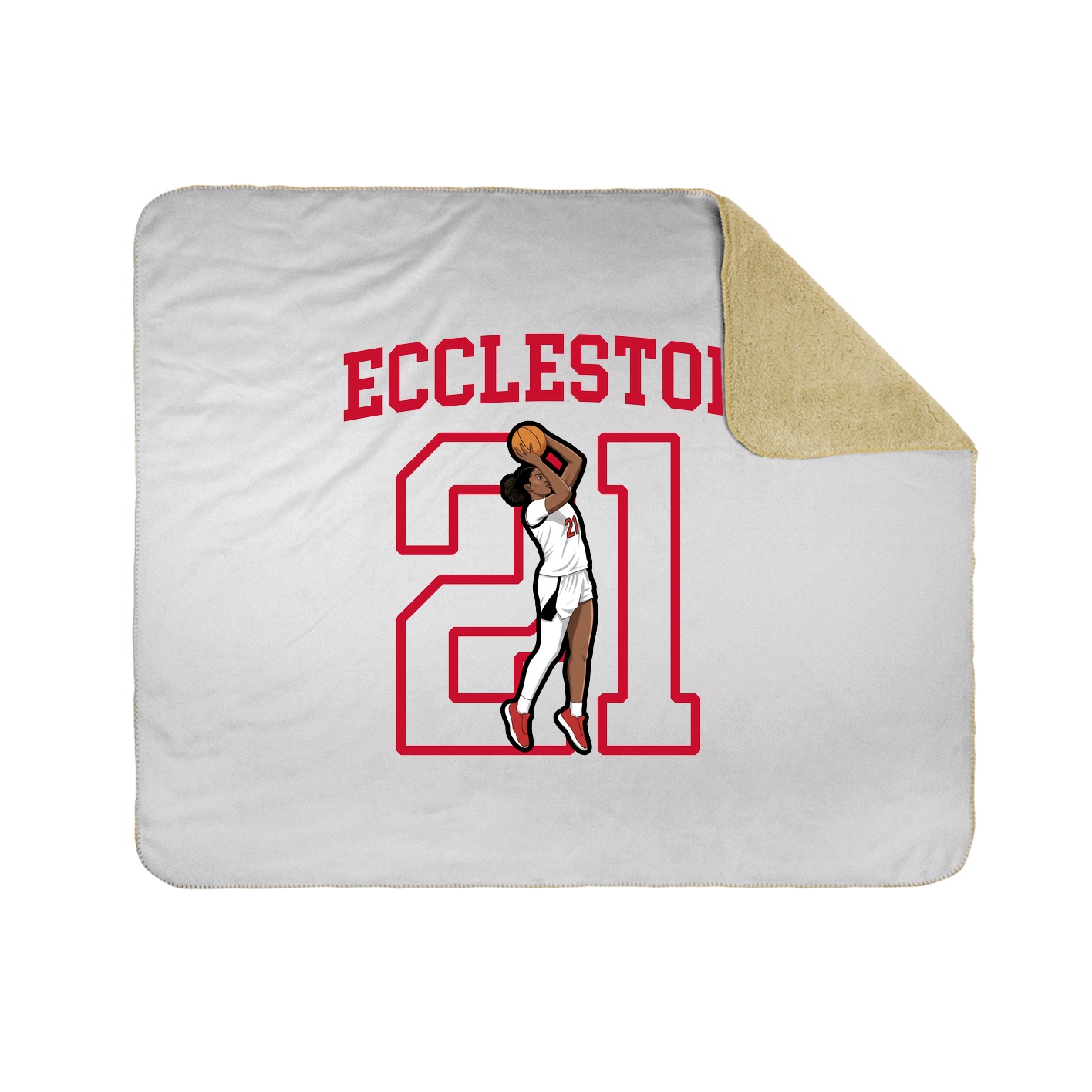 Throw Blanket — Shirsey in White