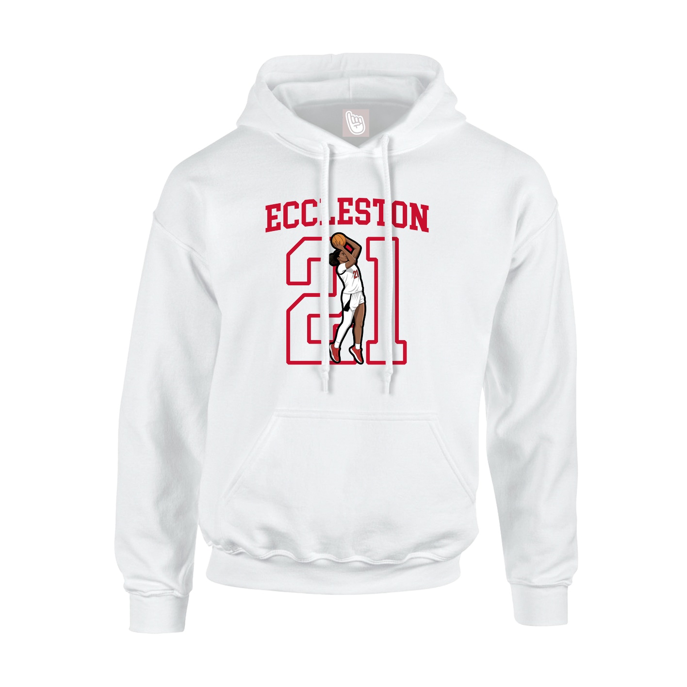 Hoodie — Shirsey in White