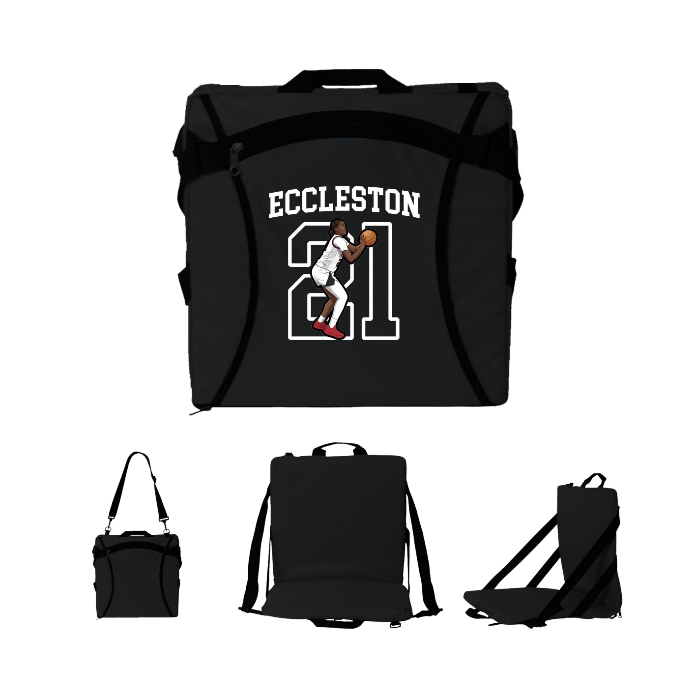 Folding Stadium Seat — Shirsey in Black