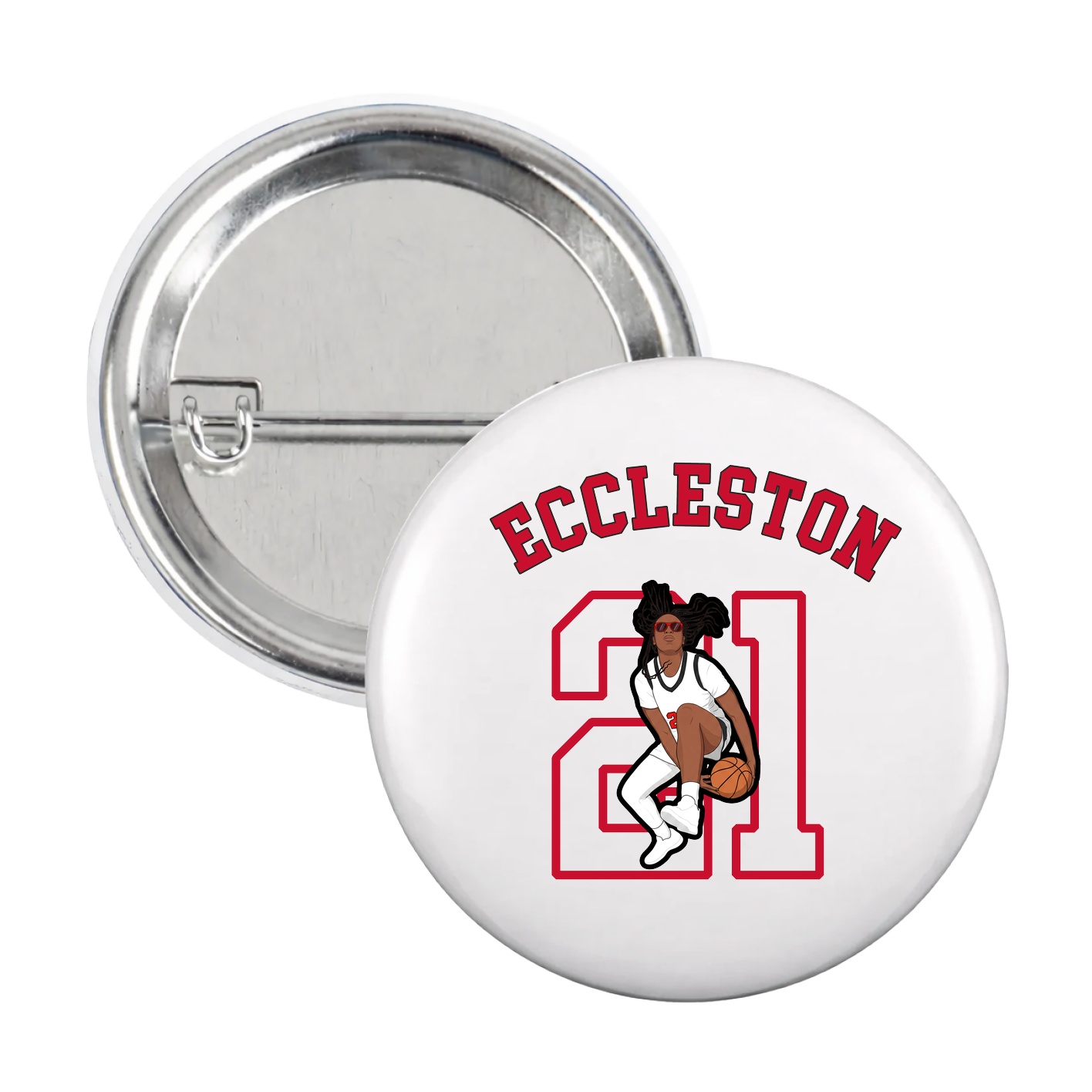 Game Day Button — Shirsey Arch in White