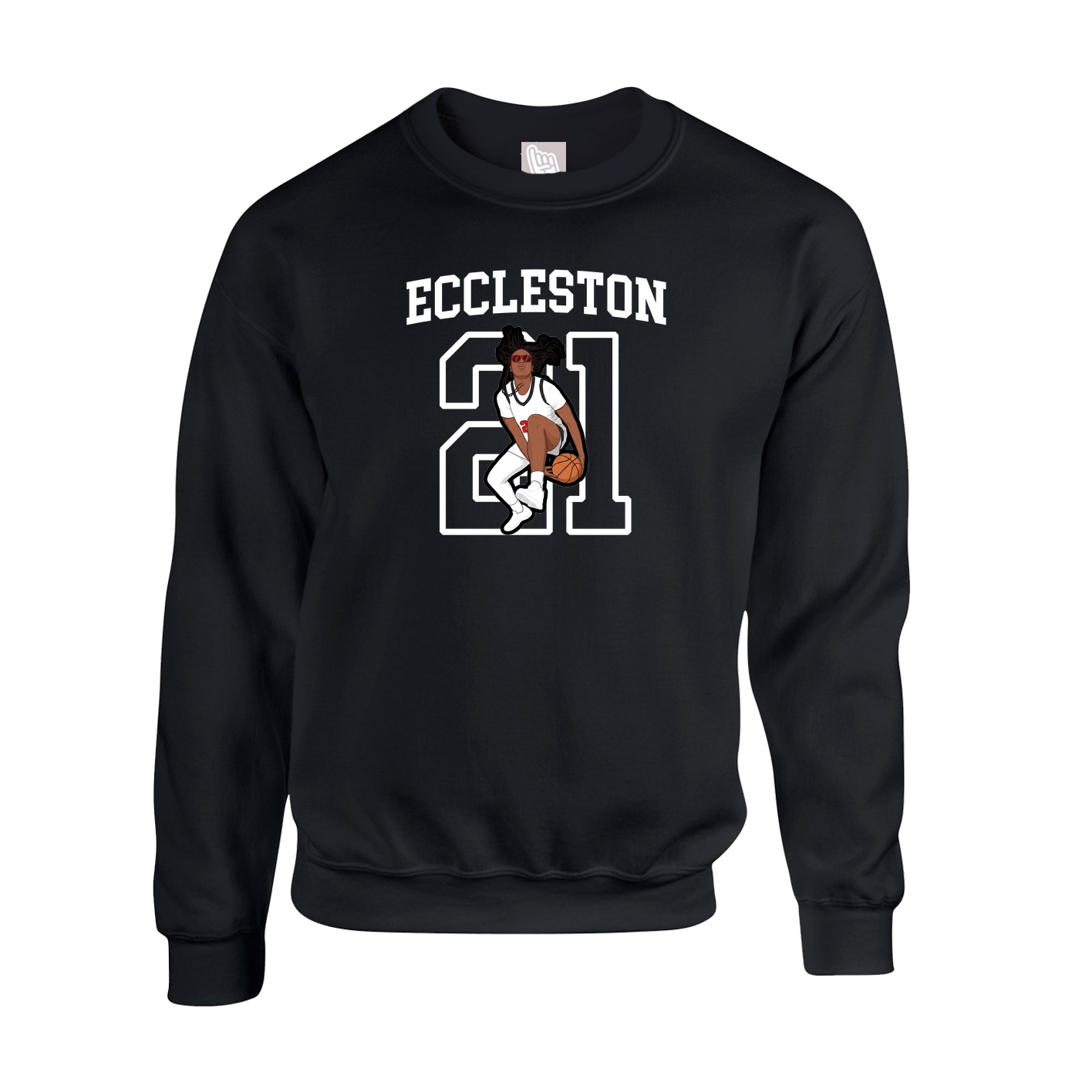 Fleece Crew — Shirsey in Black