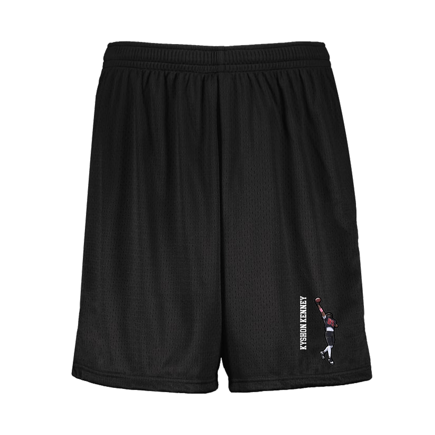 Shorts — Name Vertical in Black