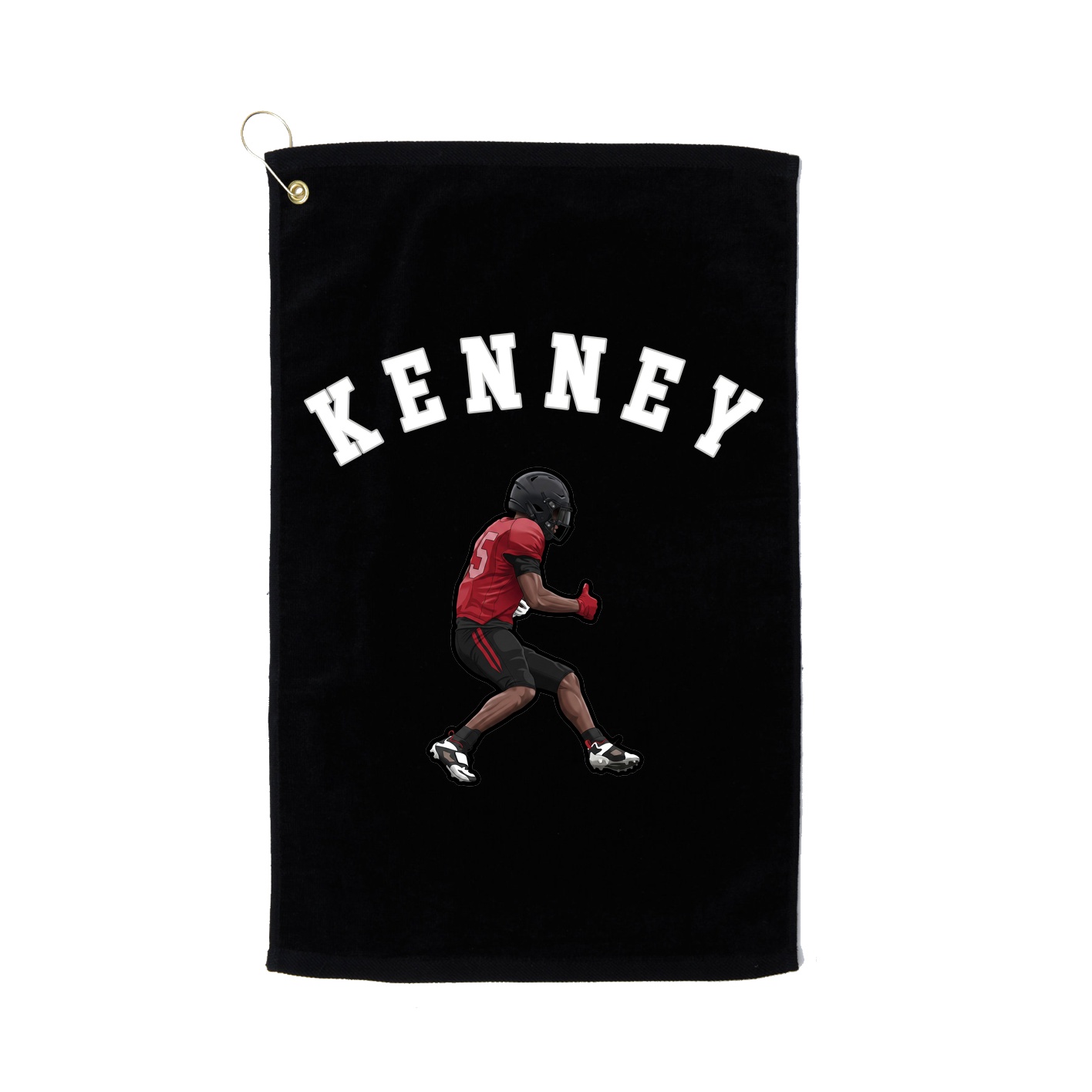 Golf Towel — Shirsey Arch in Black