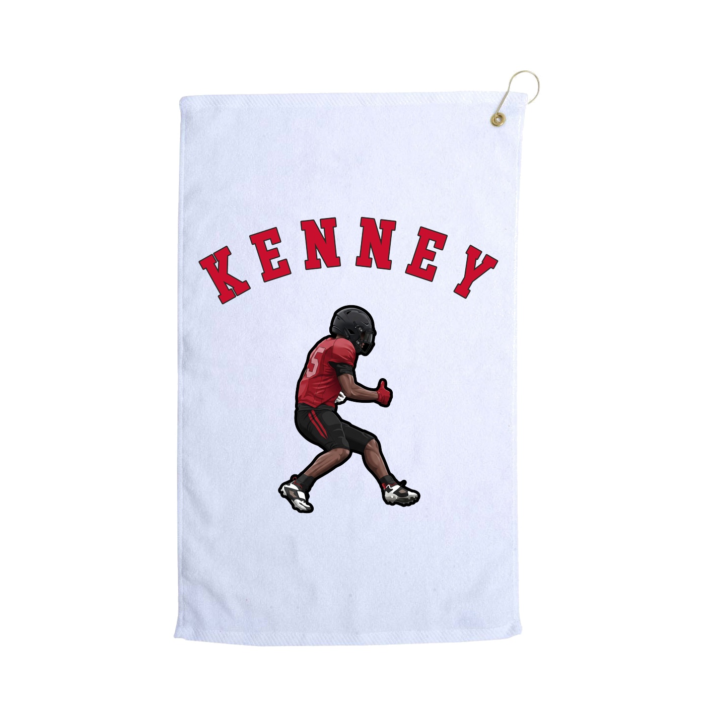 Golf Towel — Shirsey Arch in White