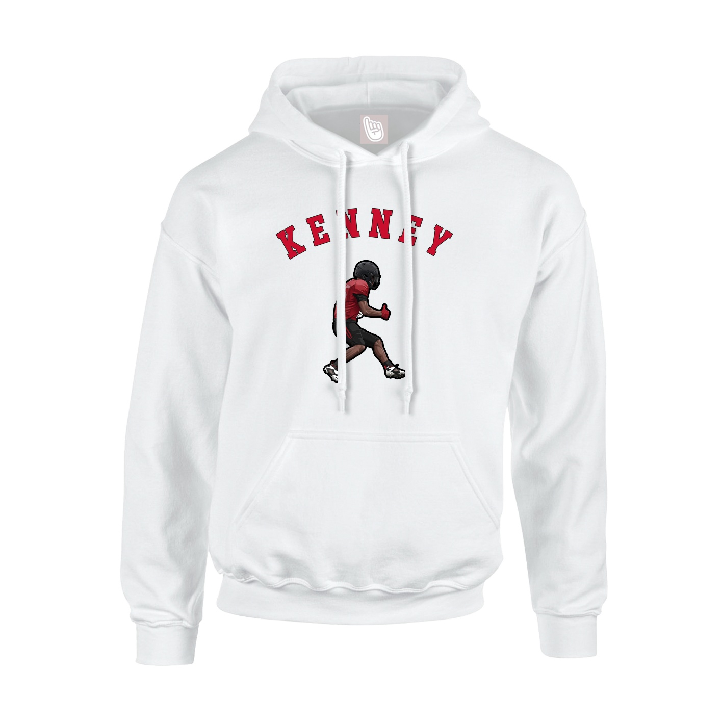 Youth Hoodie — Shirsey Arch in White