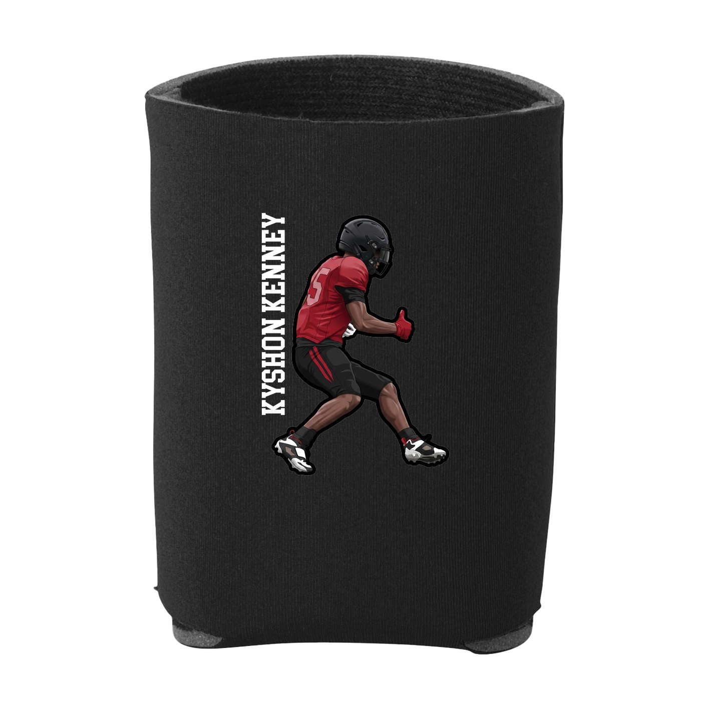 Can Holder — Name Vertical in Black