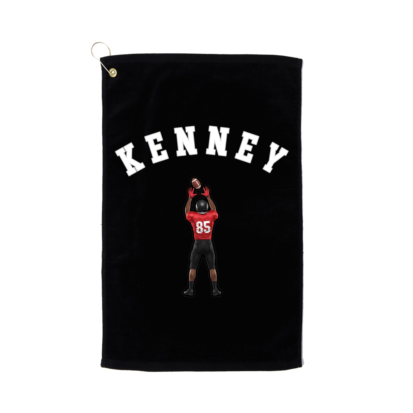 Golf Towel — Shirsey Arch in Black