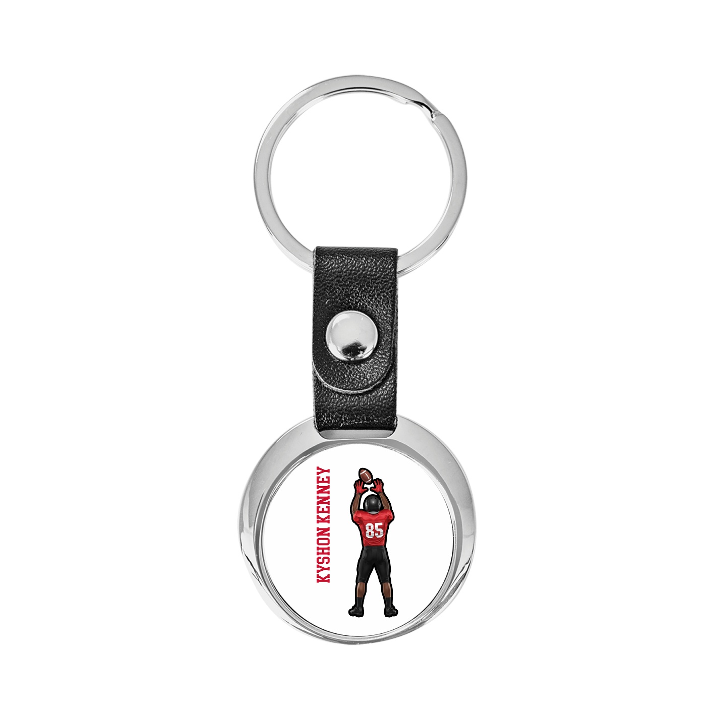 Key Chain — Name Vertical in Classic