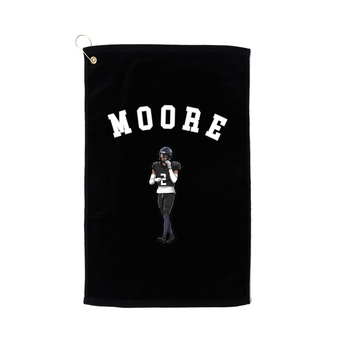 Golf Towel — Shirsey Arch in Black