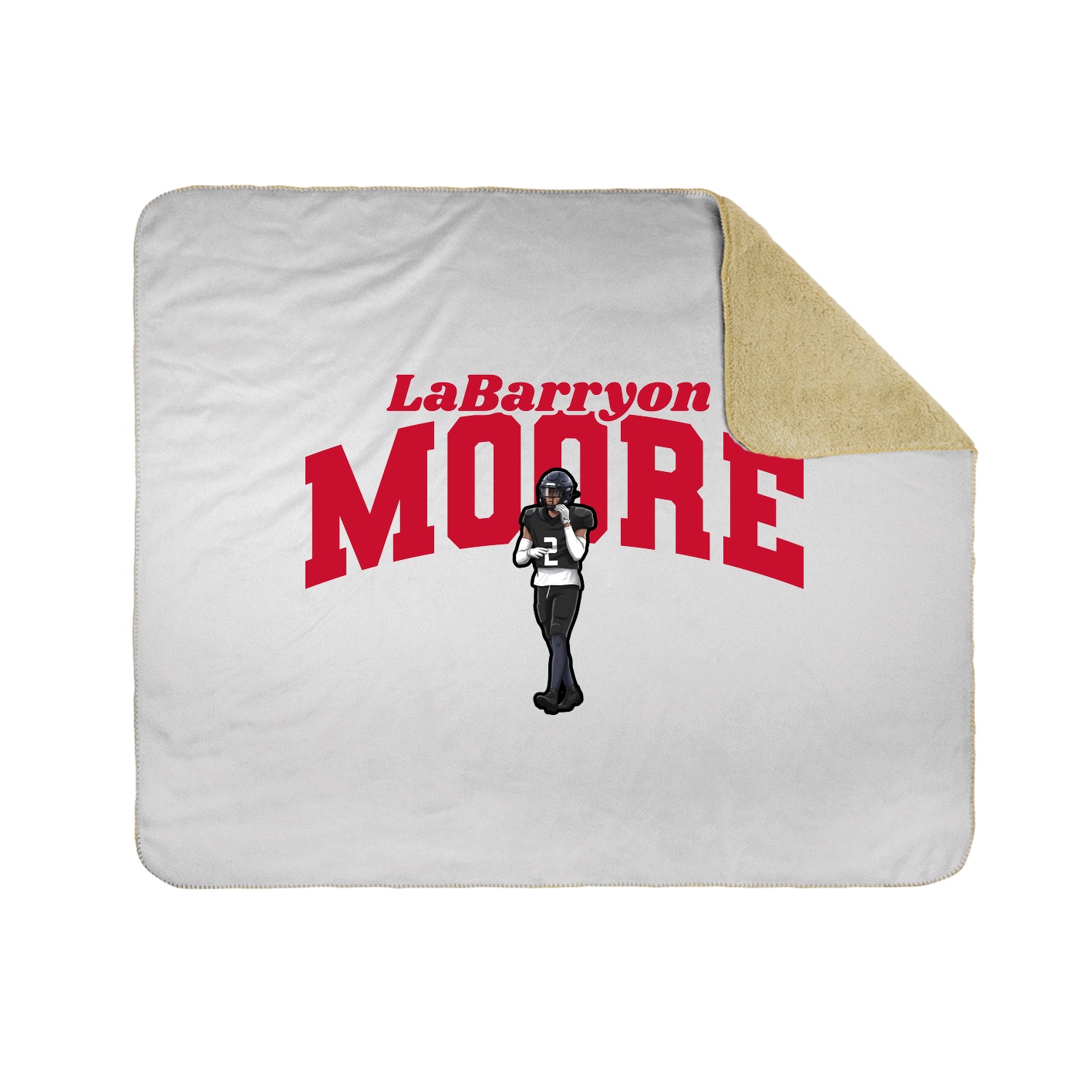 Throw Blanket — Signature Arch in White