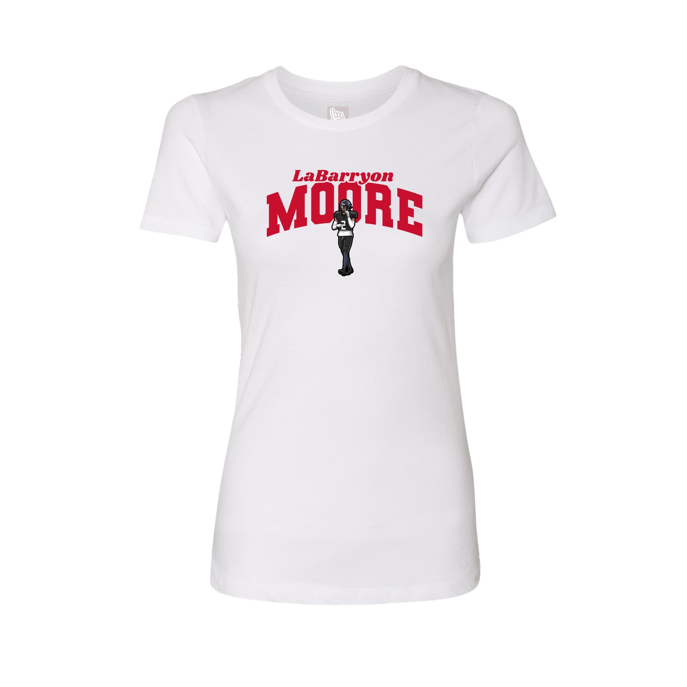 Womens Tee — Signature Arch in White