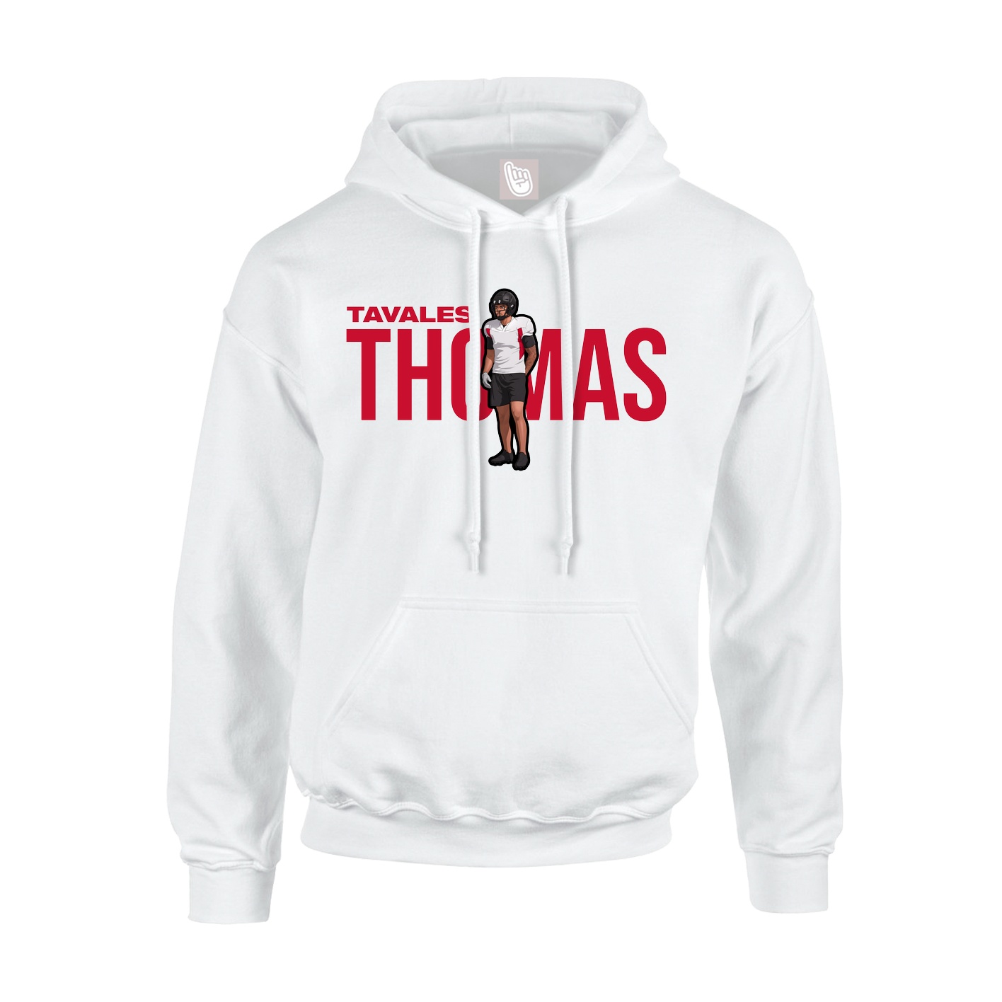 Hoodie — Player Name in White