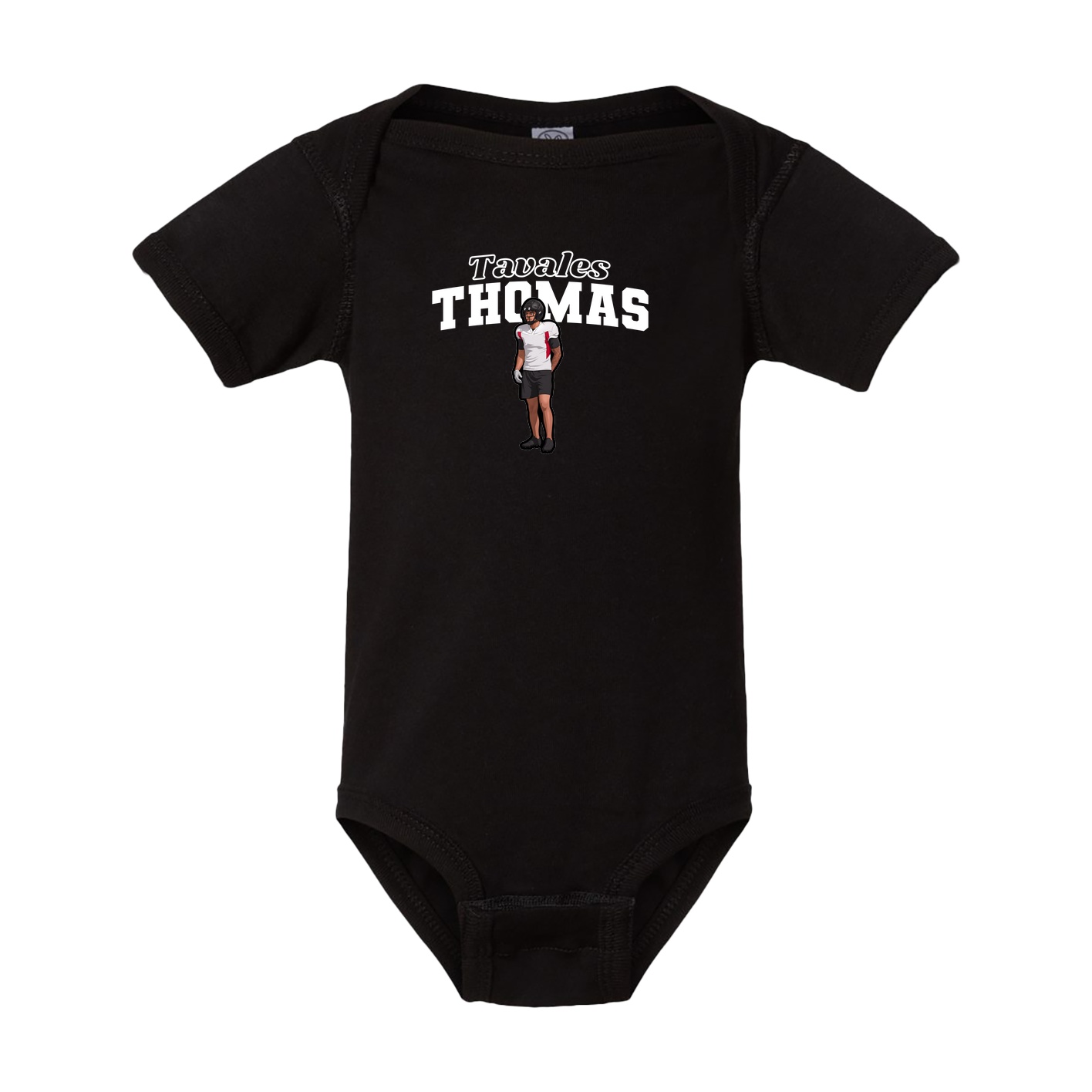 Baby Onesie — Name Arch in Black