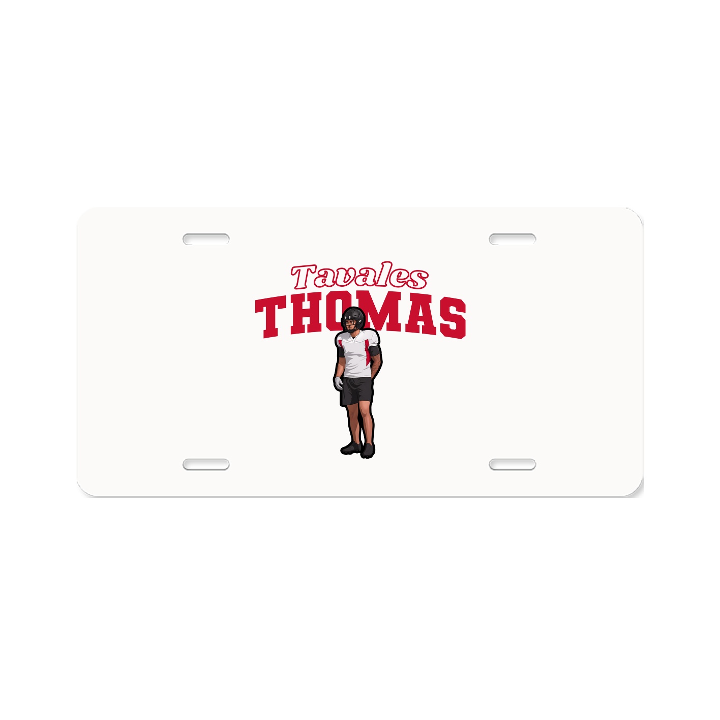 License Plate — Name Arch in Classic