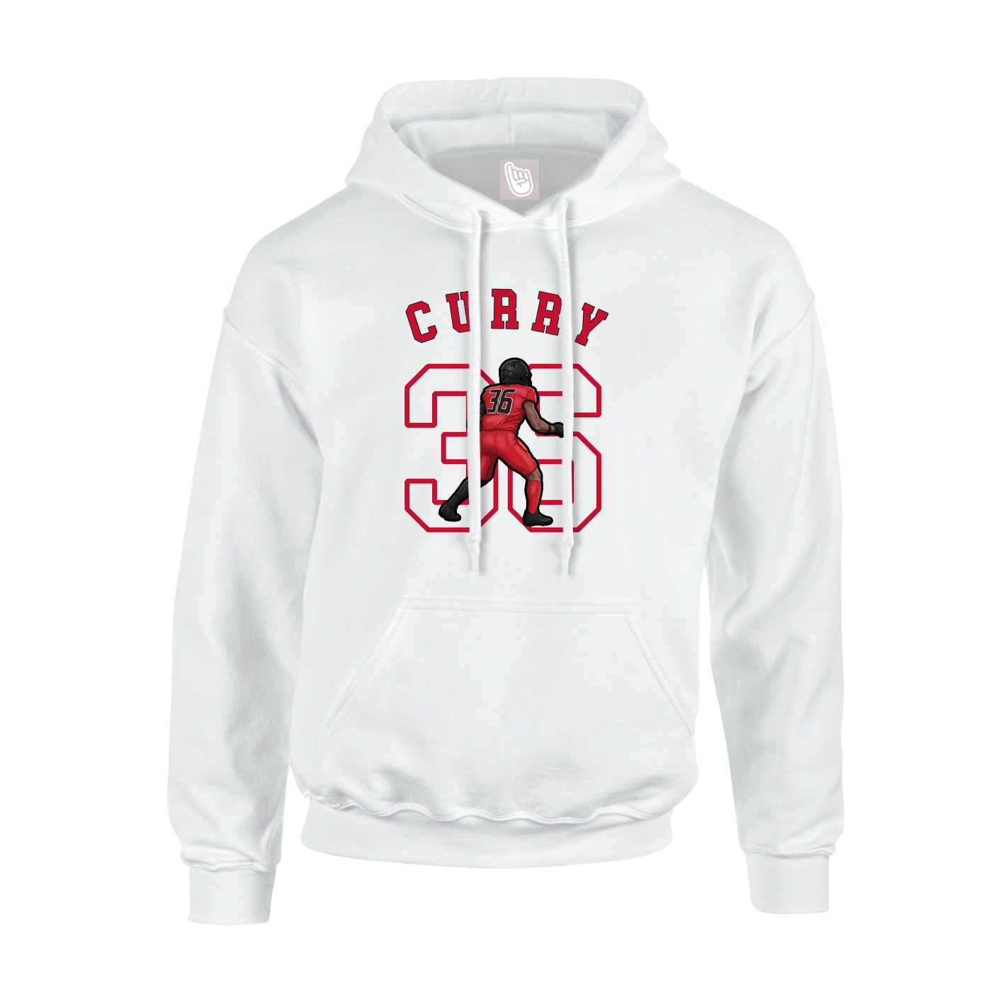 Hoodie — Shirsey Arch in White