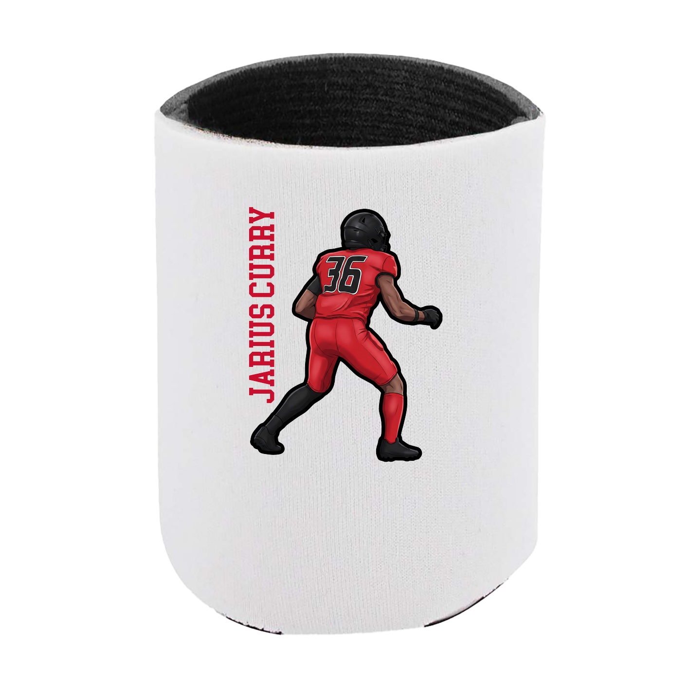 Can Holder — Name Vertical in White