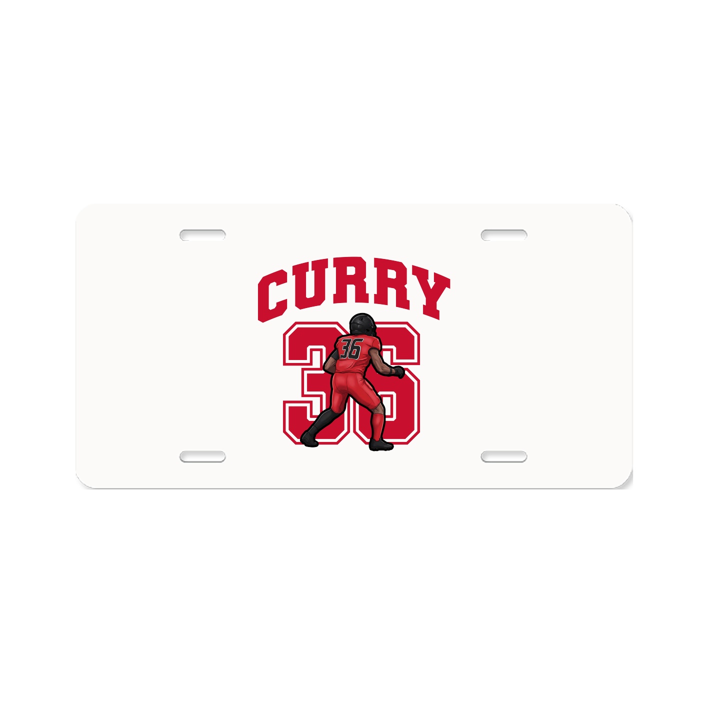 License Plate — Number in Classic