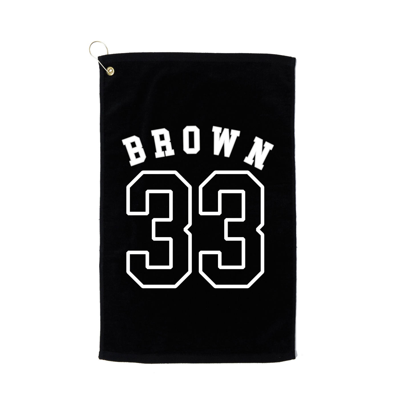 Golf Towel — Shirsey Arch in Black