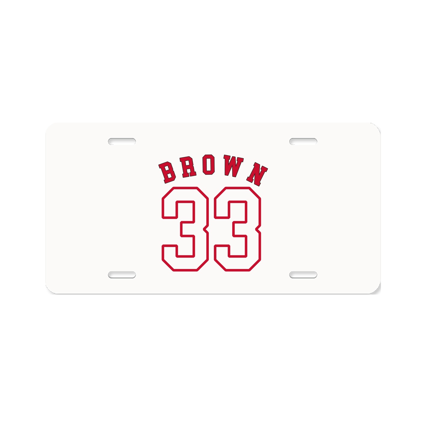 License Plate — Shirsey Arch in Classic
