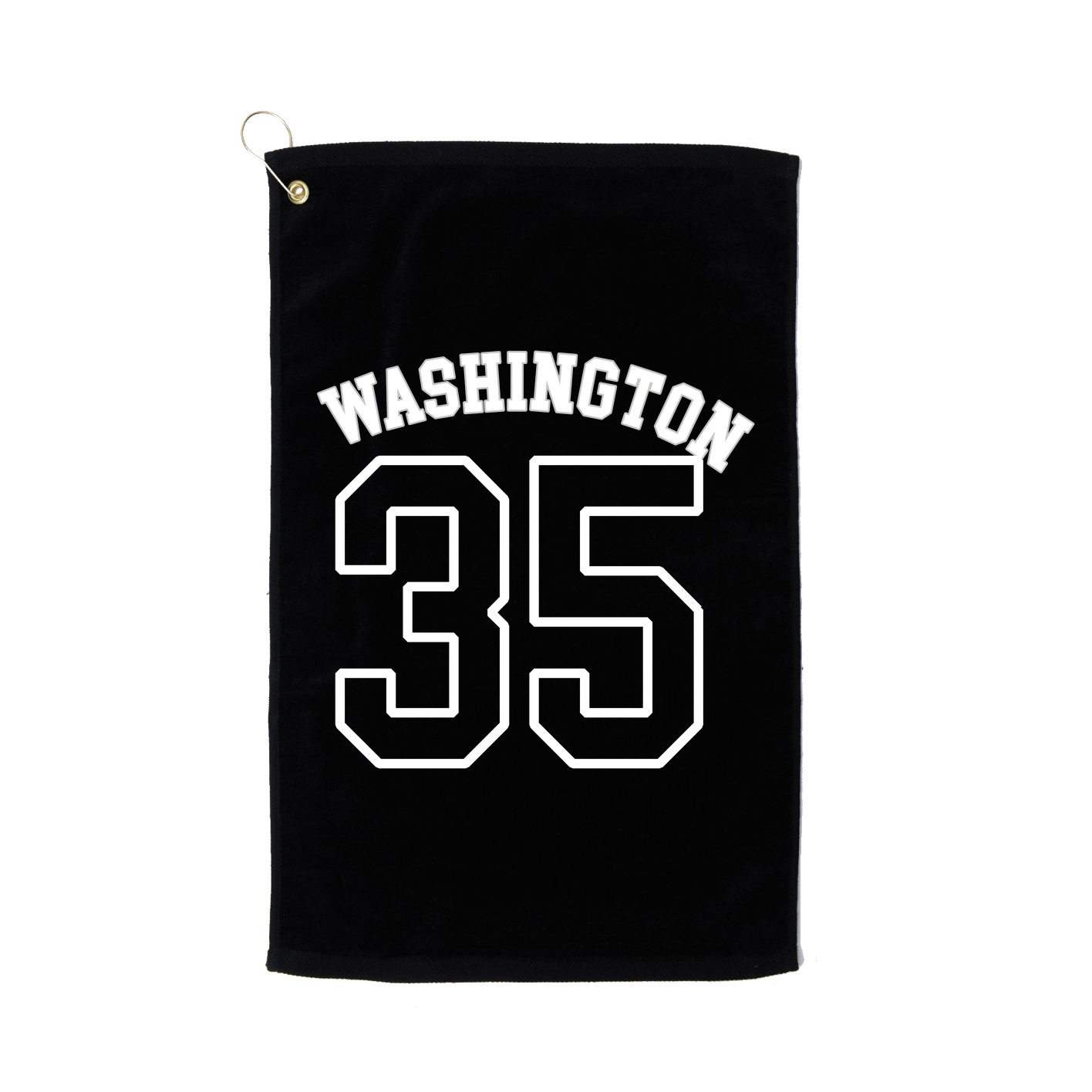 Golf Towel — Shirsey Arch in Black