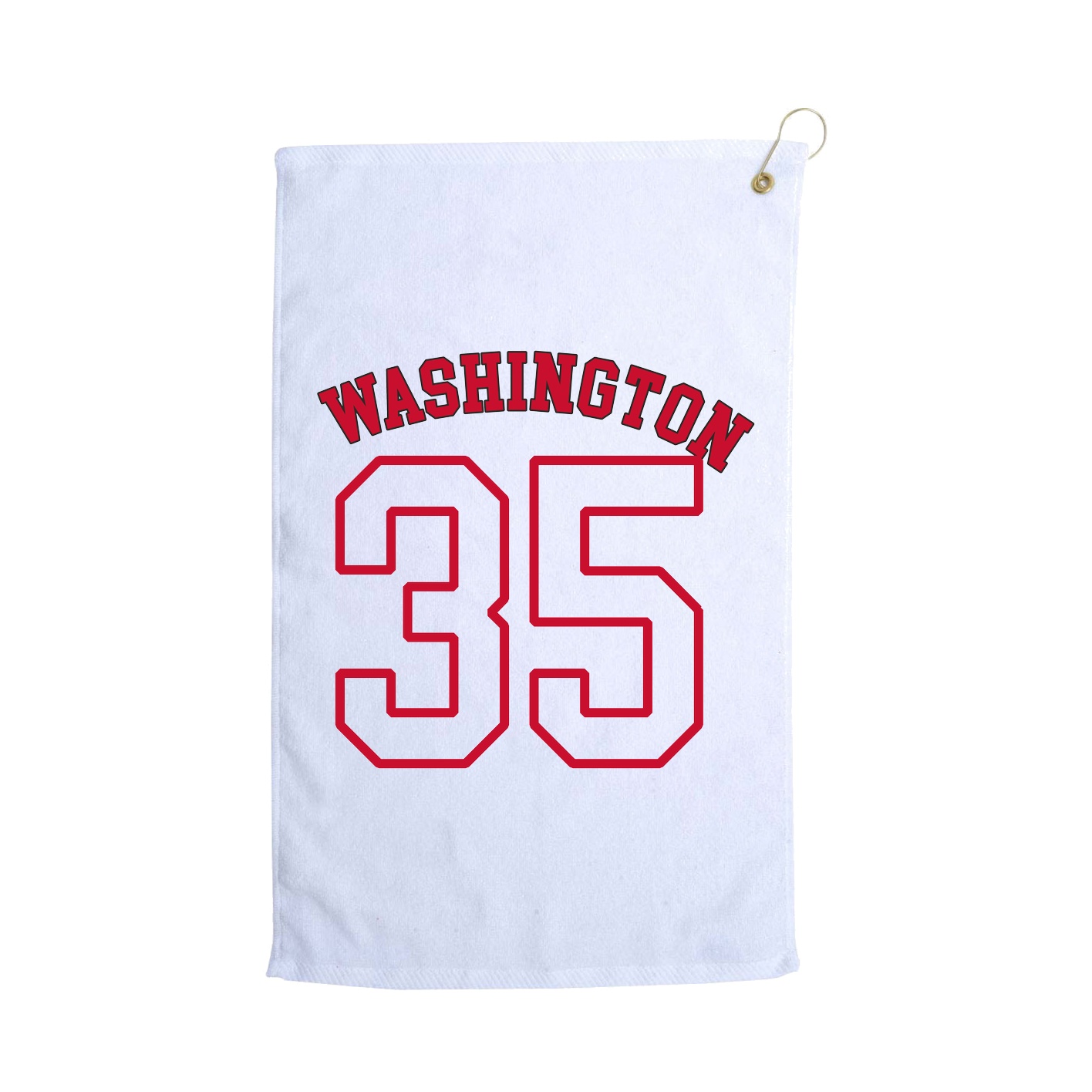 Golf Towel — Shirsey Arch in White