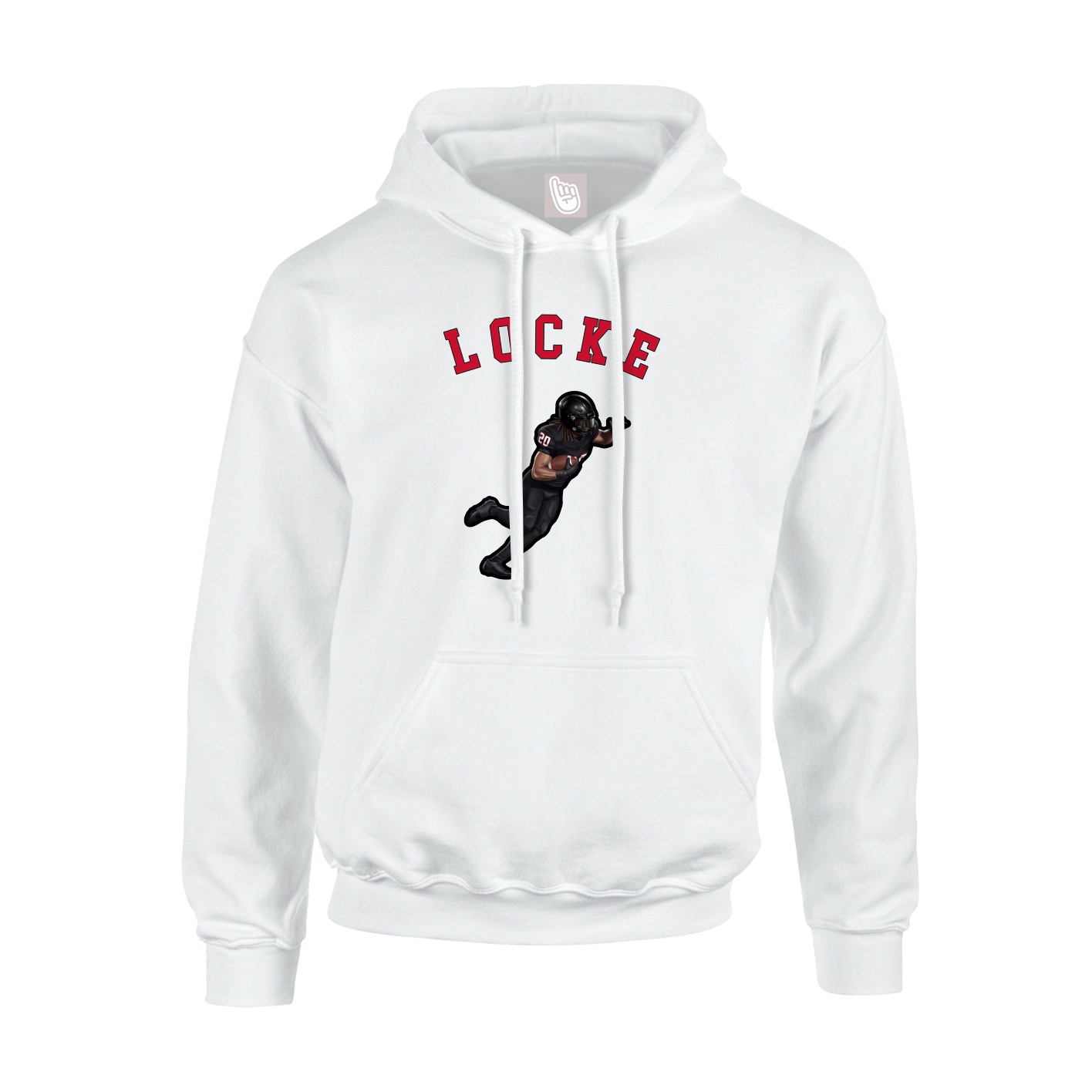Hoodie — Shirsey Arch in White