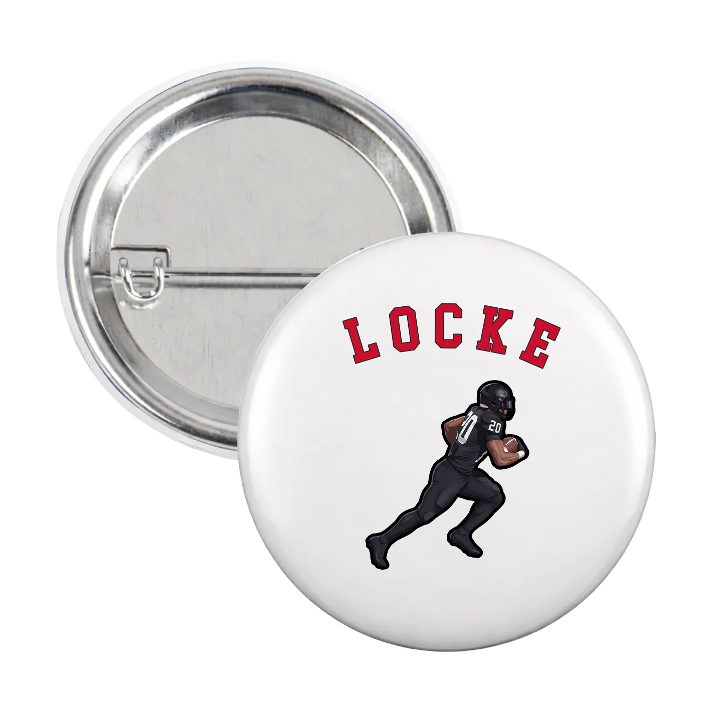 Game Day Button — Shirsey Arch in White