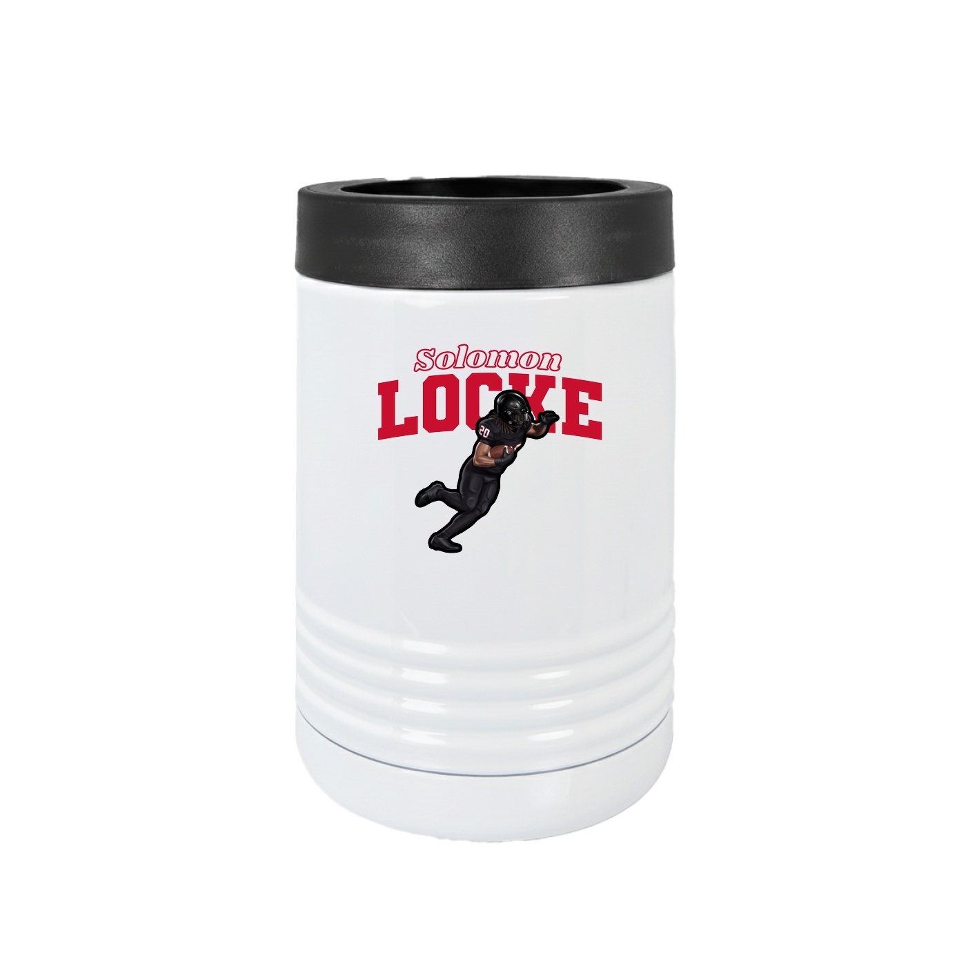 Beverage Holder — Name Arch in White