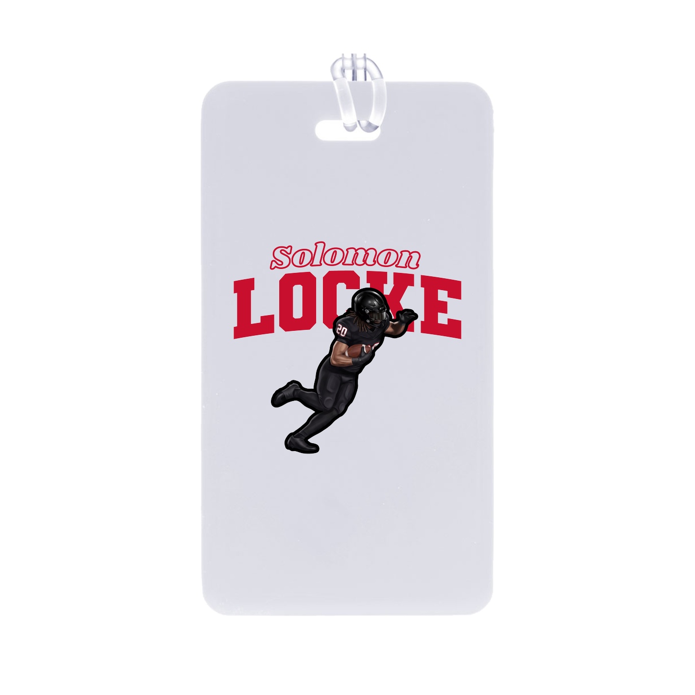 Bag Tag — Name Arch in Classic