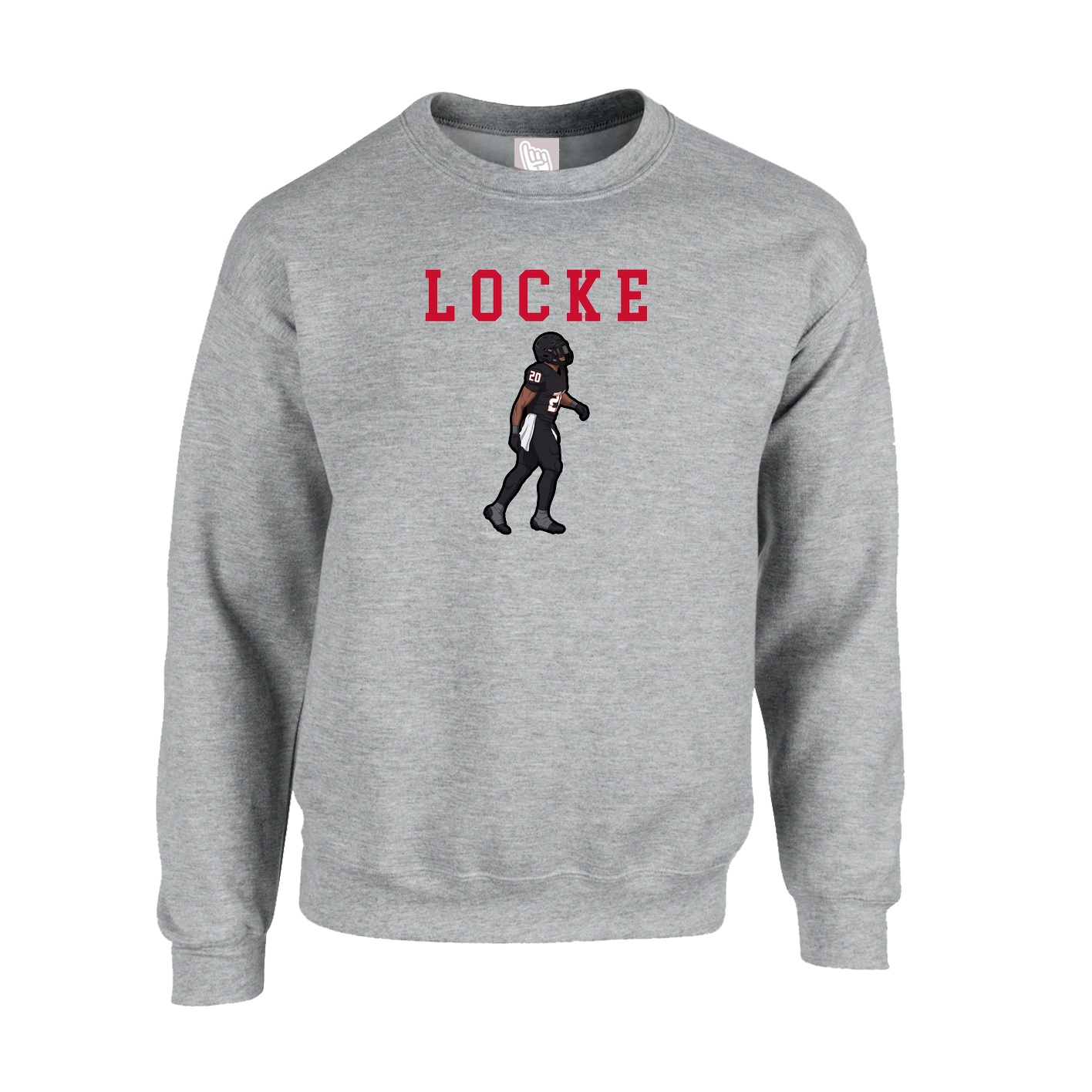 Fleece Crew — Shirsey in Grey