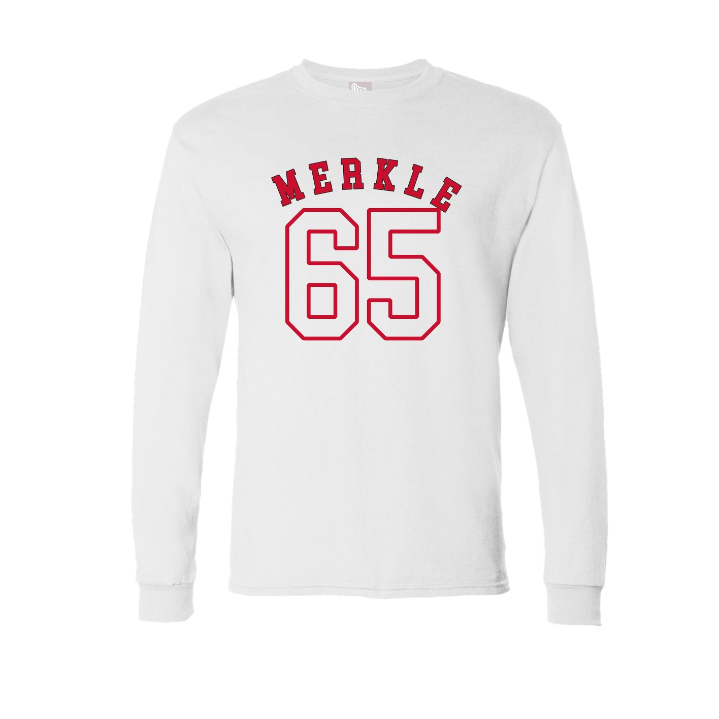 Long Sleeve Tee — Shirsey Arch in White
