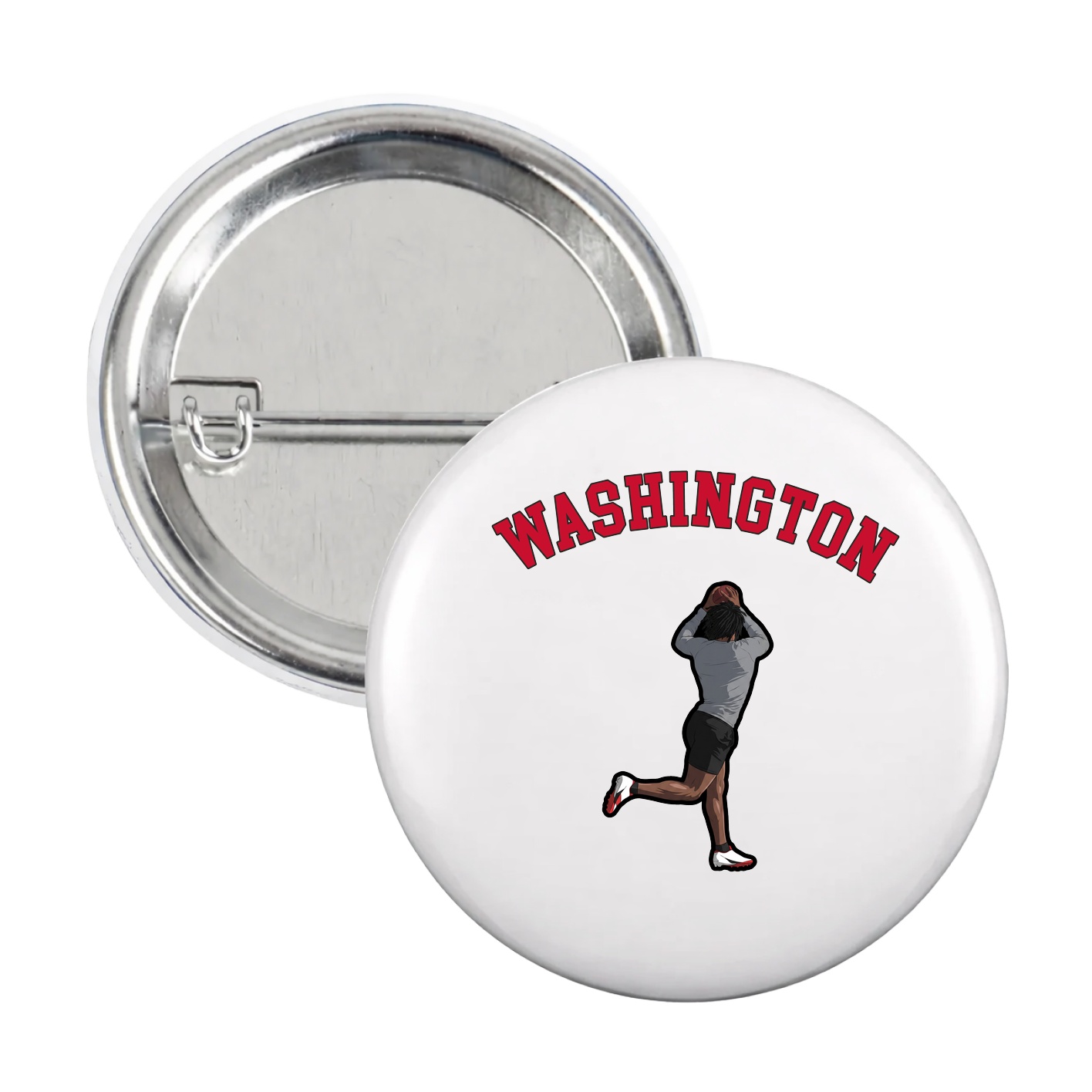 Game Day Button — Shirsey Arch in White