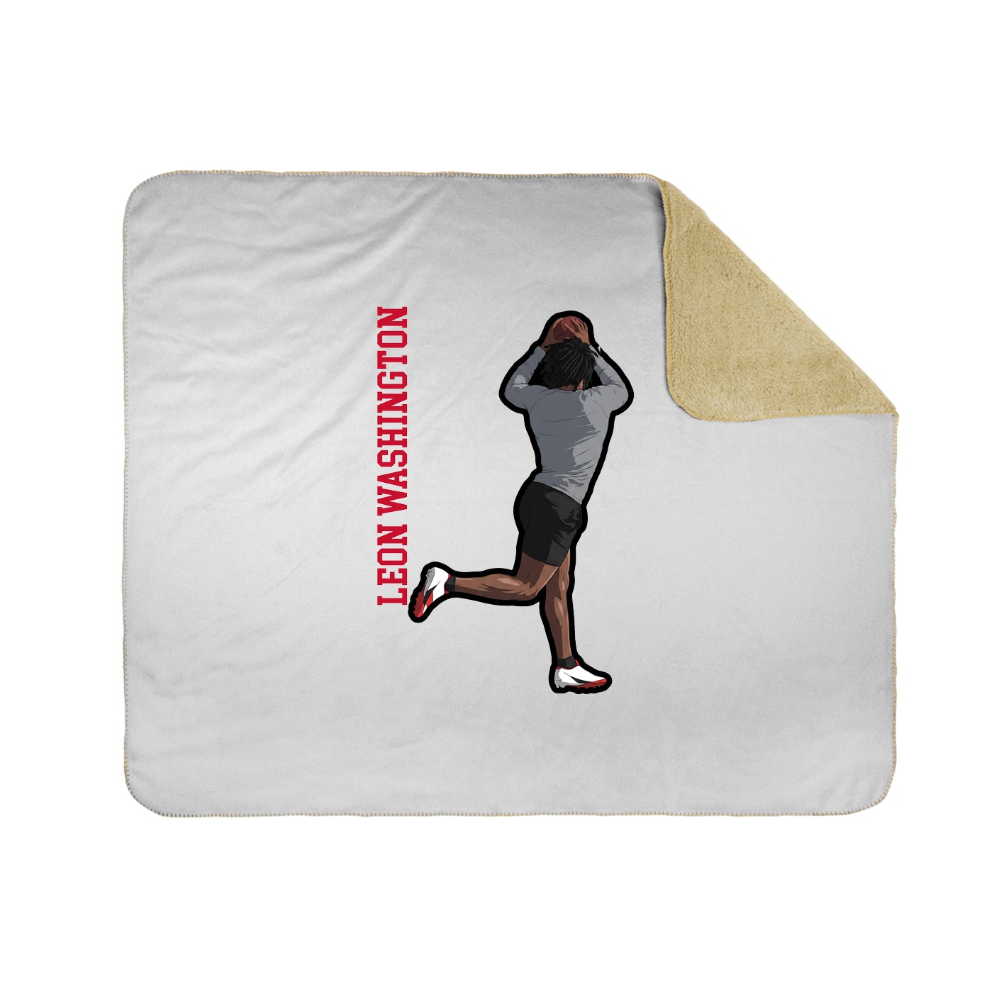 50x60 Sherpa Lined Throw Blanket