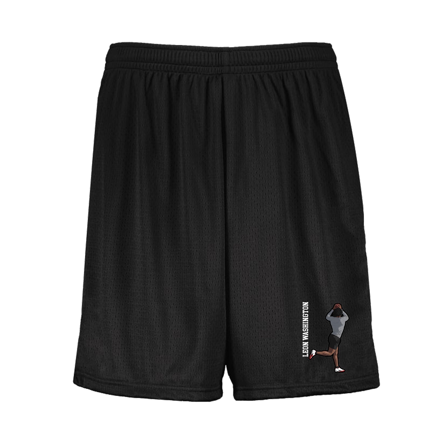 Shorts — Name Vertical in Black