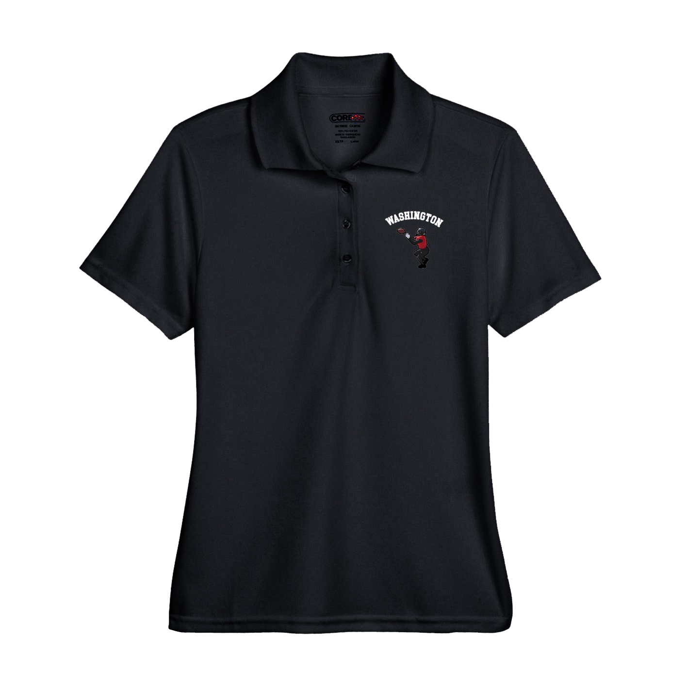 Performance Polo — Shirsey Arch in Black