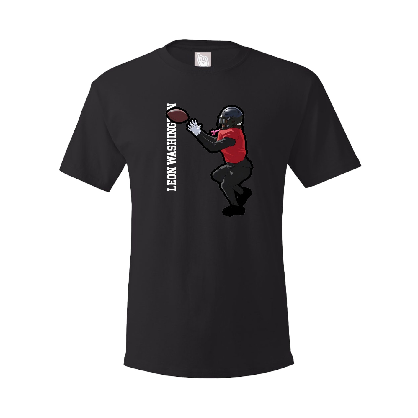 Youth Tee — Name Vertical in Black