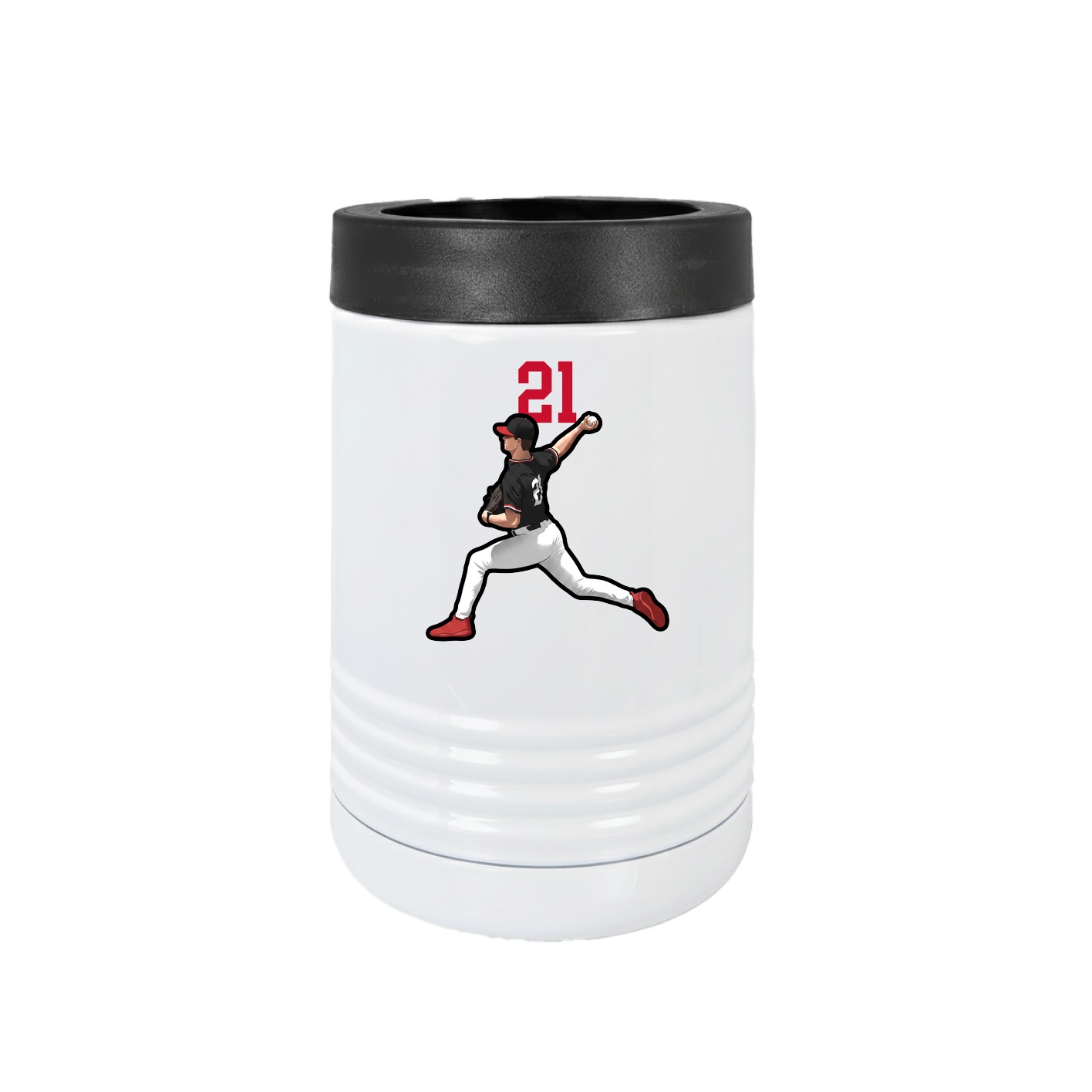 Beverage Holder — Number Top in White
