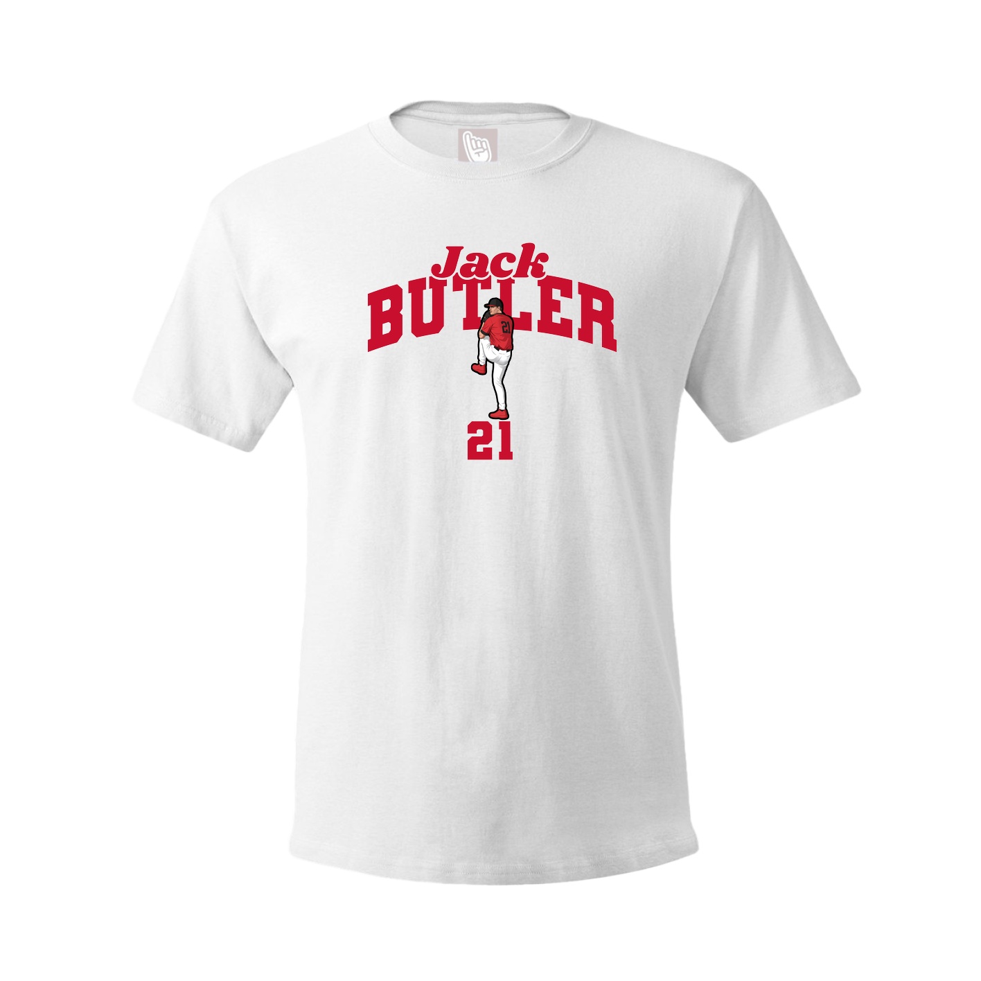 Youth Tee — Signature Arch in White