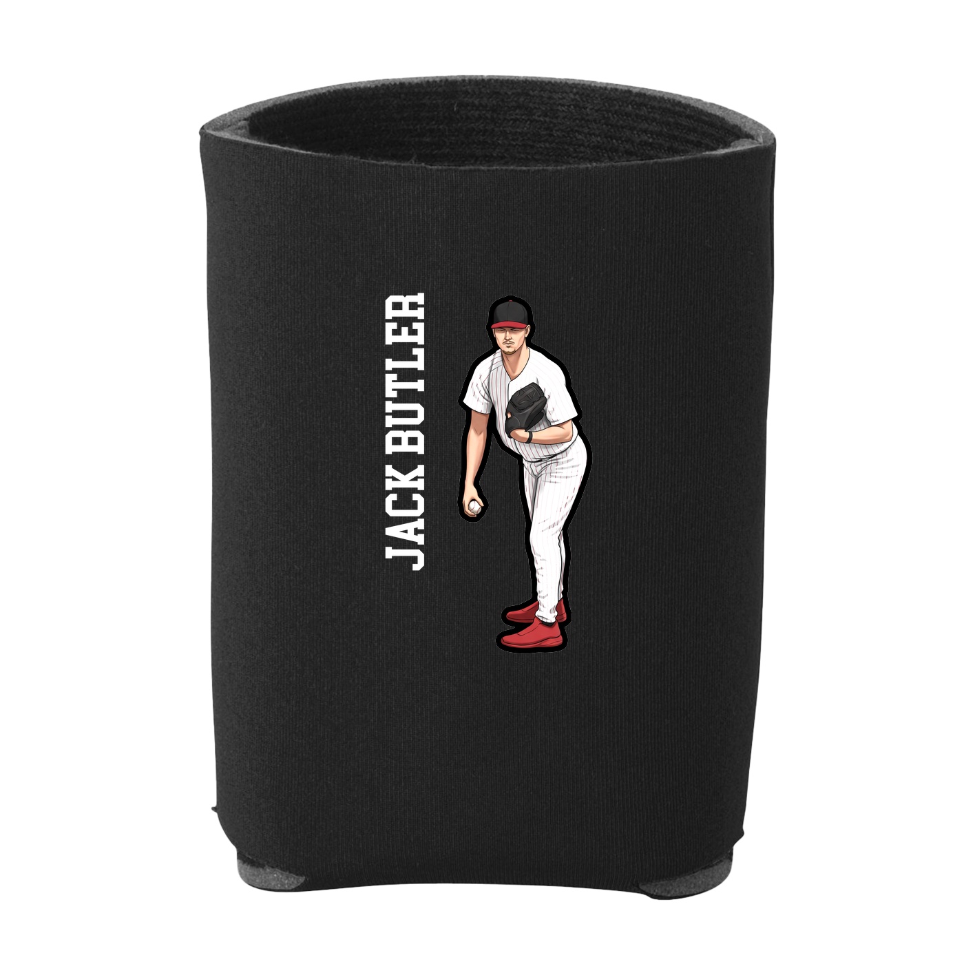 Can Holder — Name Vertical in Black