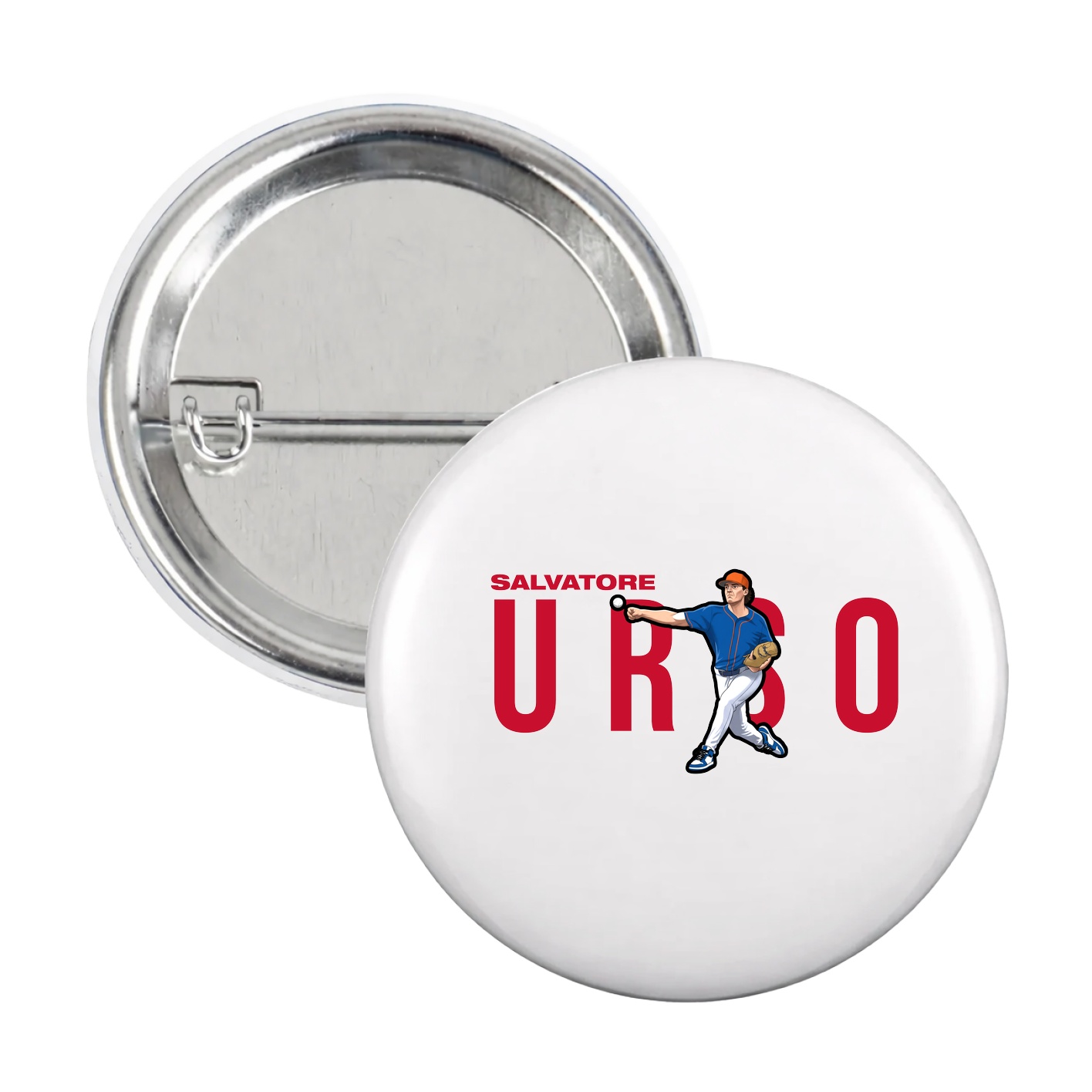 Game Day Button — Player Name in White