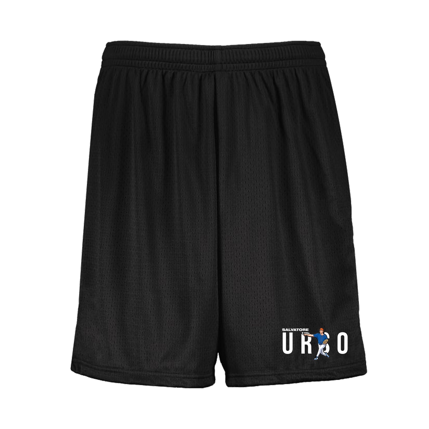Shorts — Player Name in Black