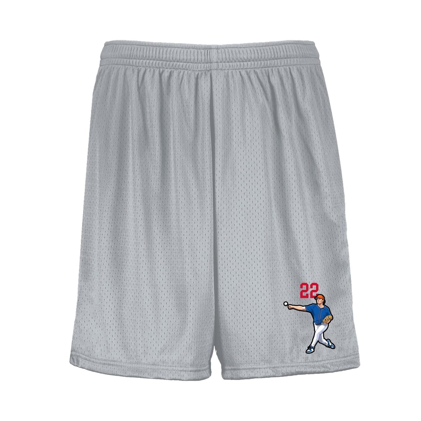 Shorts — Number Top in Silver