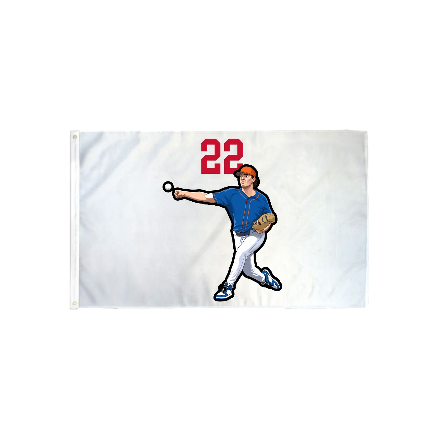 3x5 Flag — Number Top in Classic