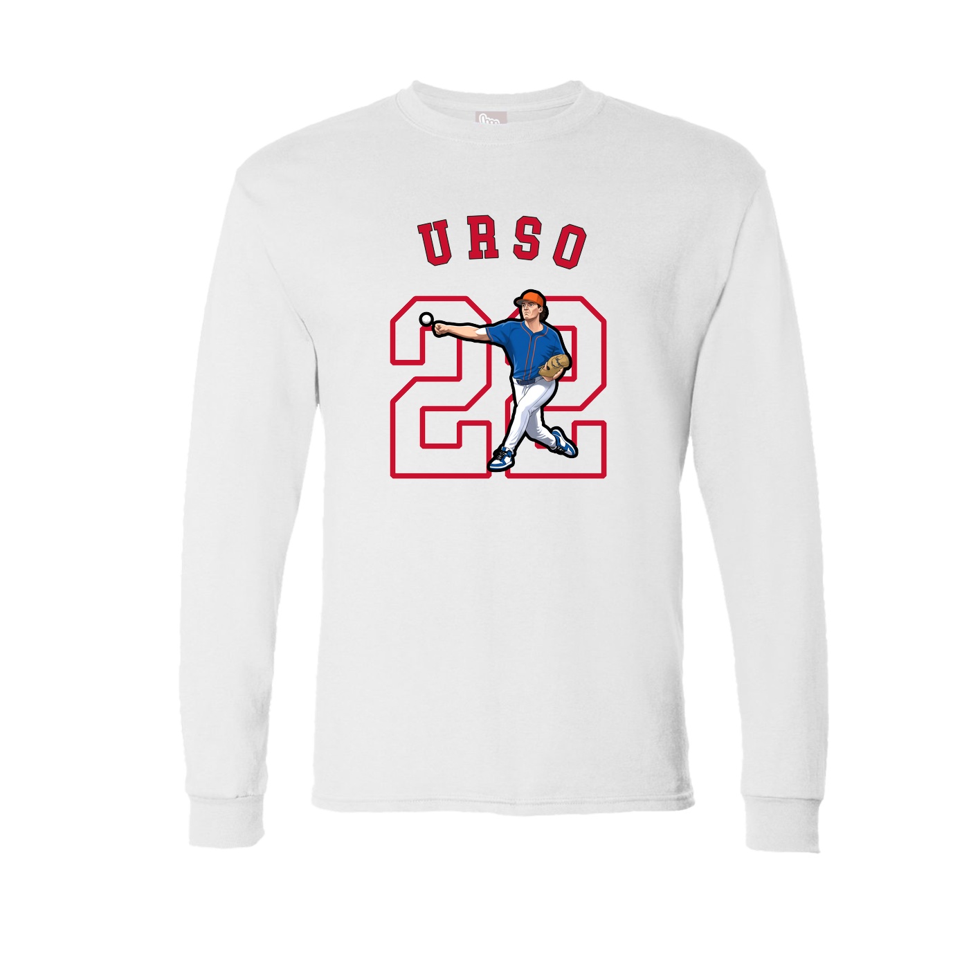 Long Sleeve Tee — Shirsey Arch in White