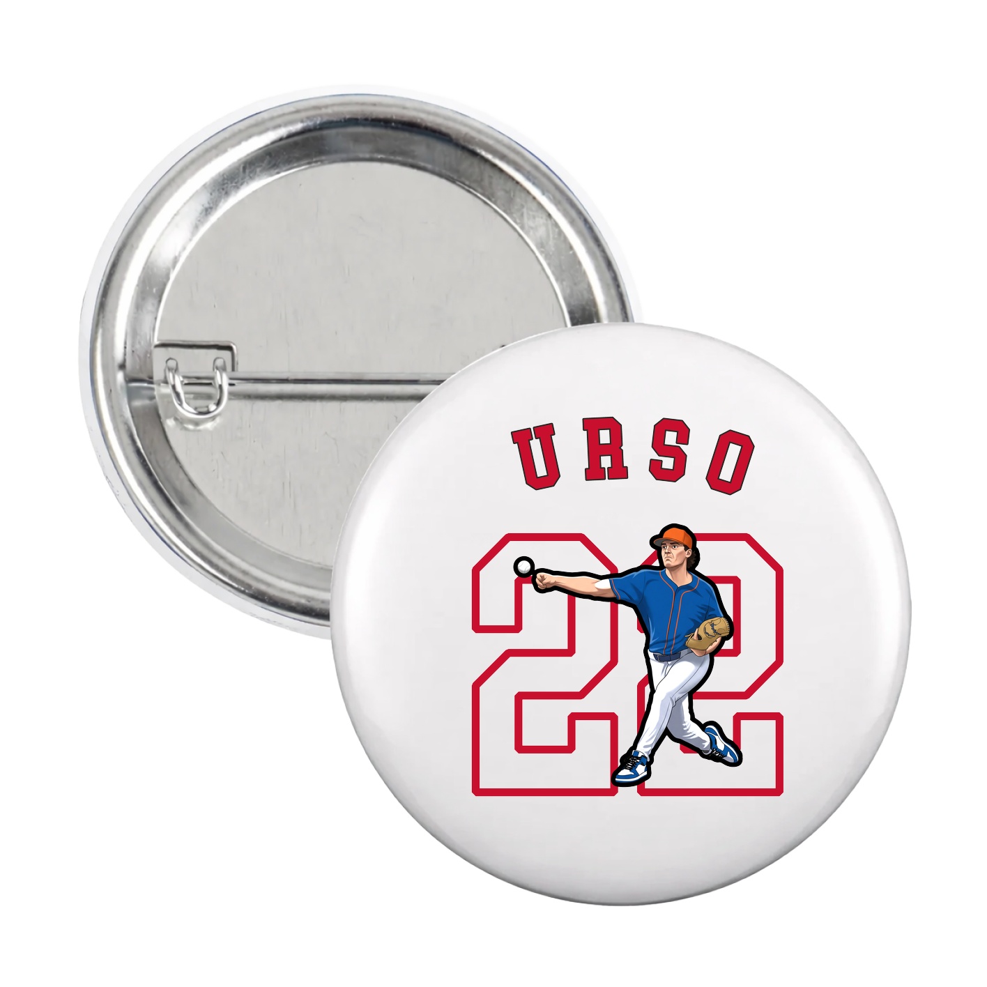 Game Day Button — Shirsey Arch in White