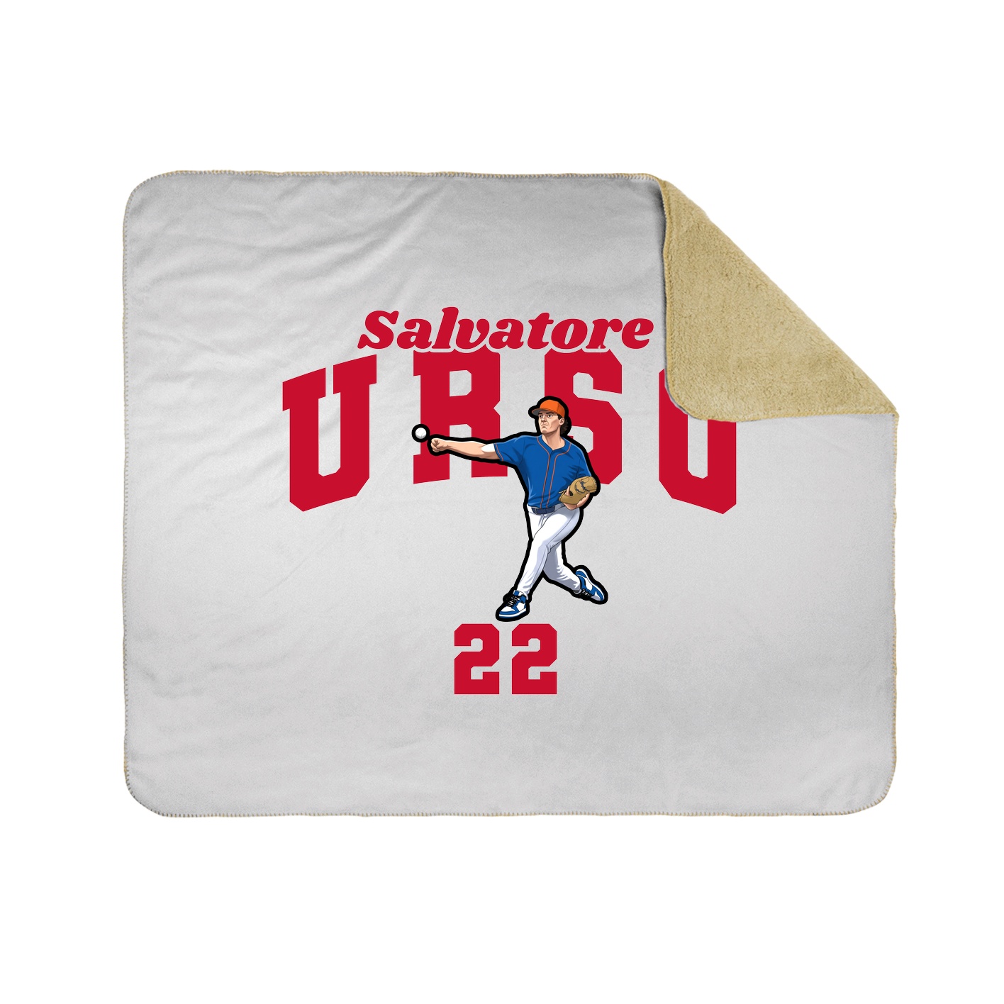Throw Blanket — Signature Arch in White