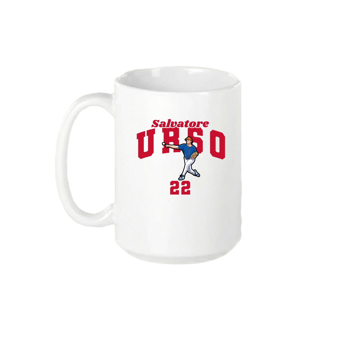 15oz Coffee Mug — Signature Arch in White