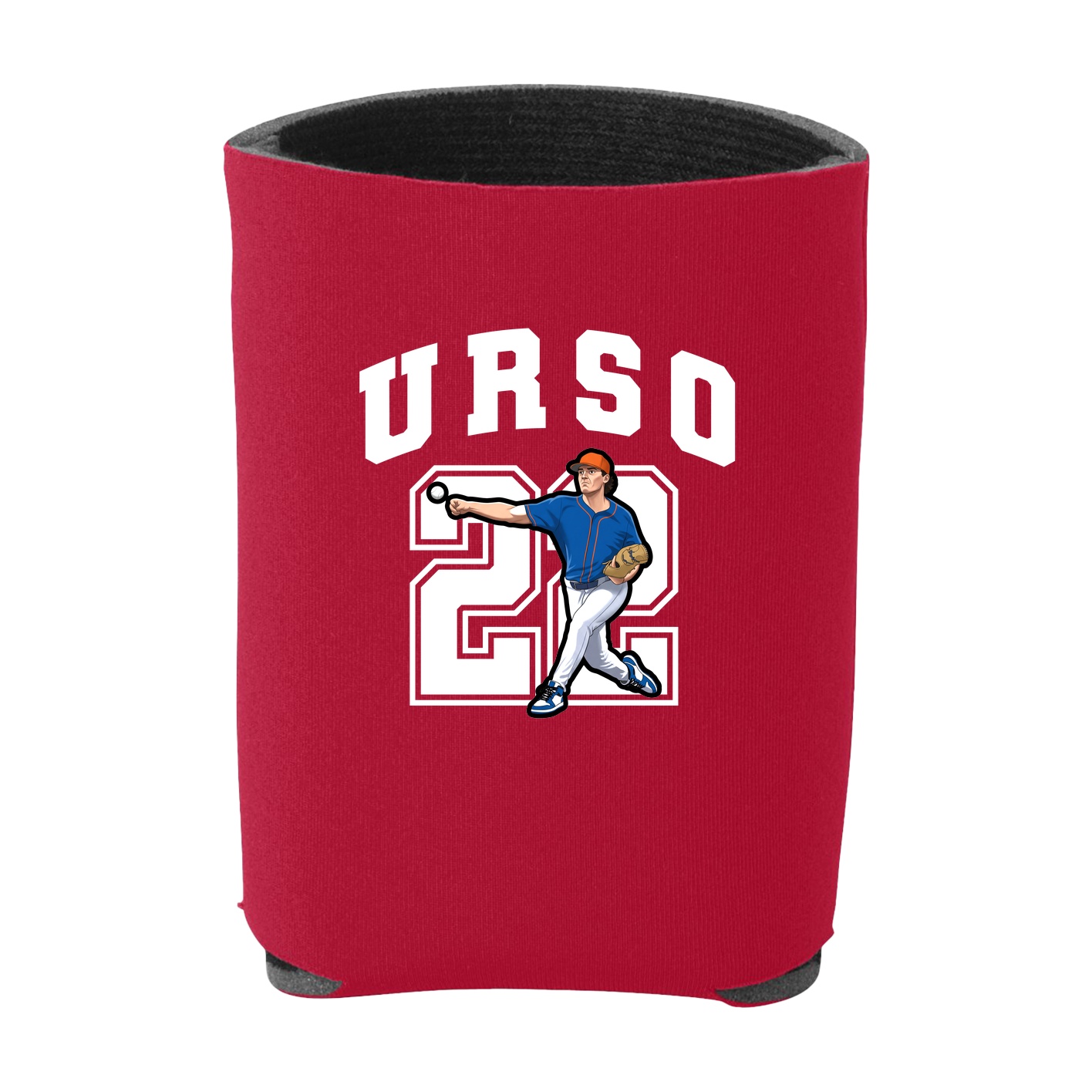 Can Holder — Number in Red