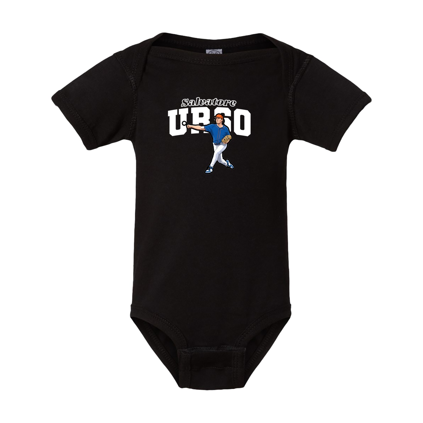Baby Onesie — Name Arch in Black